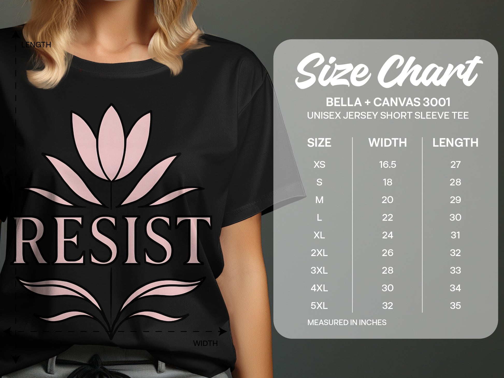 Resist Graphic Tee Unisex Short Sleeve Product