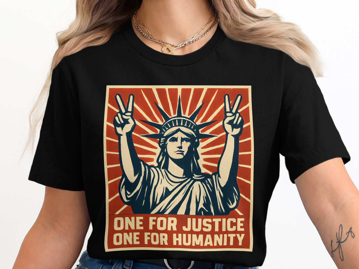 One for Justice One for Humanity Graphic Tee product