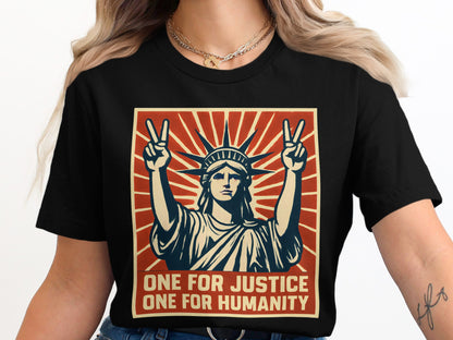 One for Justice One for Humanity Graphic Tee product