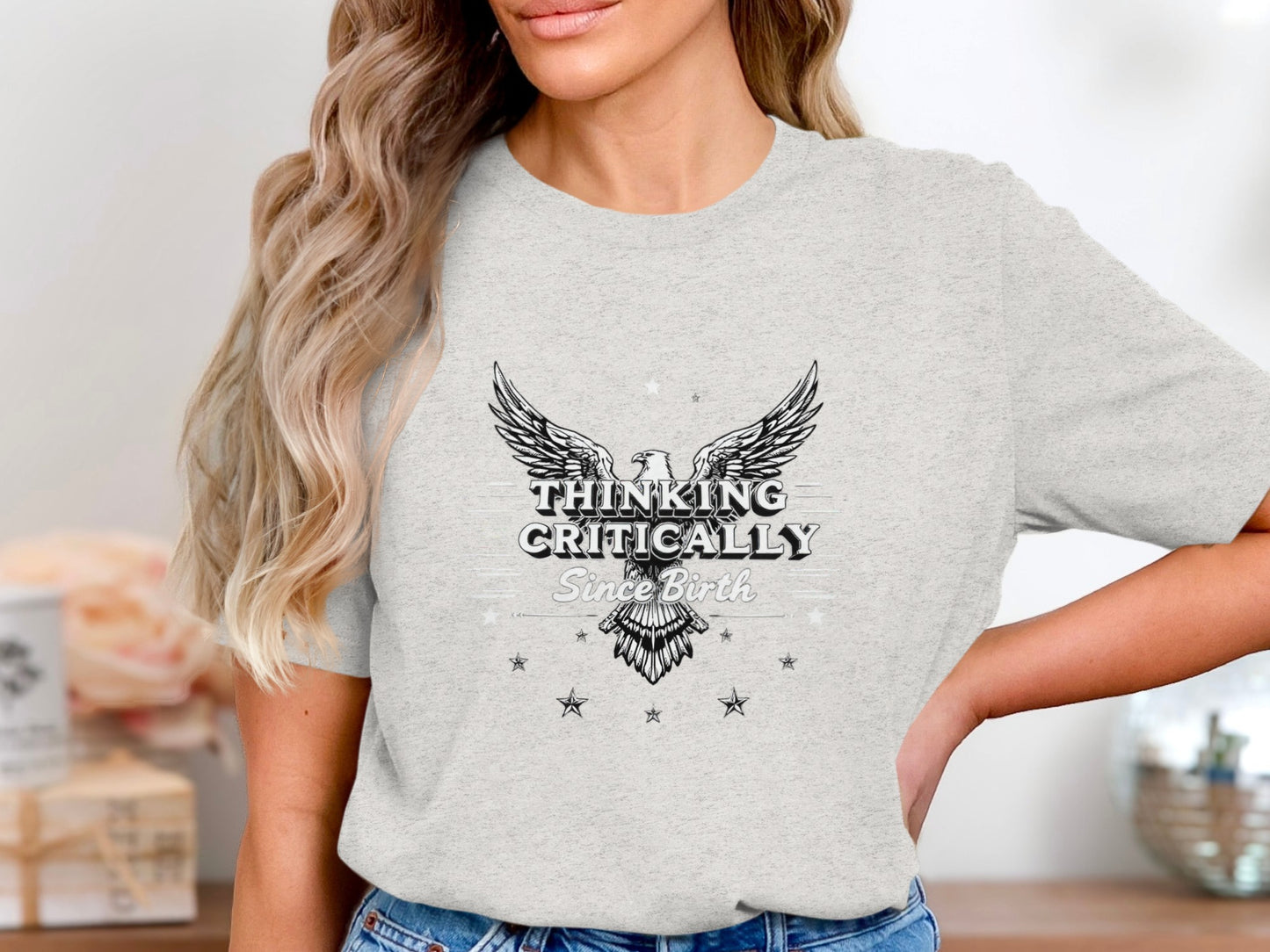 Thinking Critically Since Birth Shirt product type