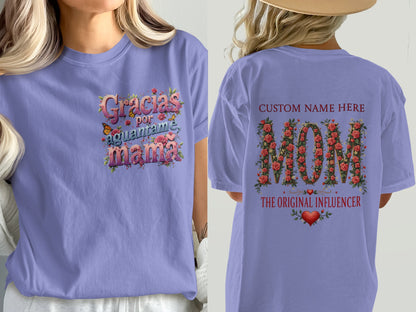Gracias Por Aguantarme Mama Custom Name Mom Product