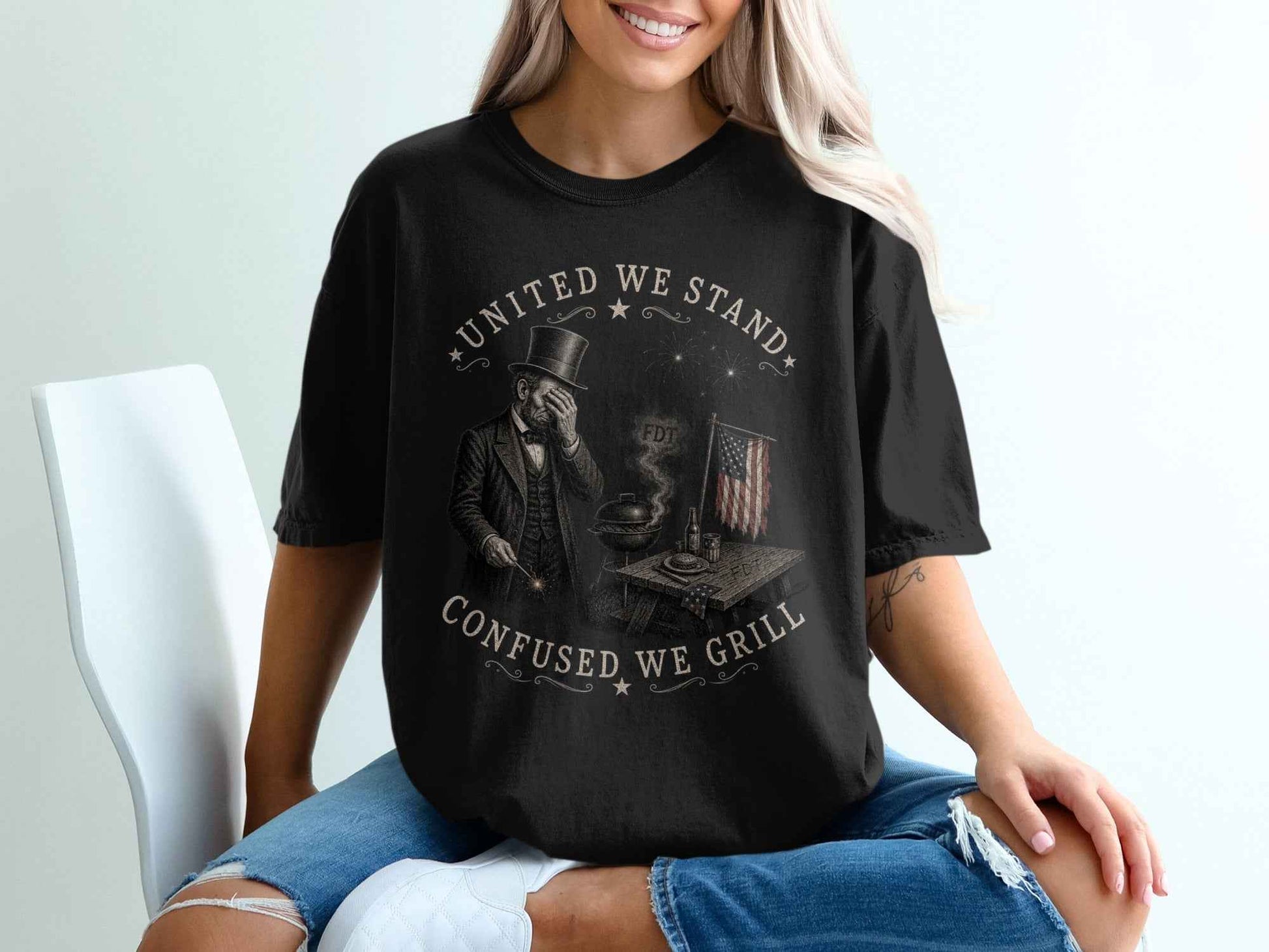 Lincoln's Confused Cookout Premium T-Shirt