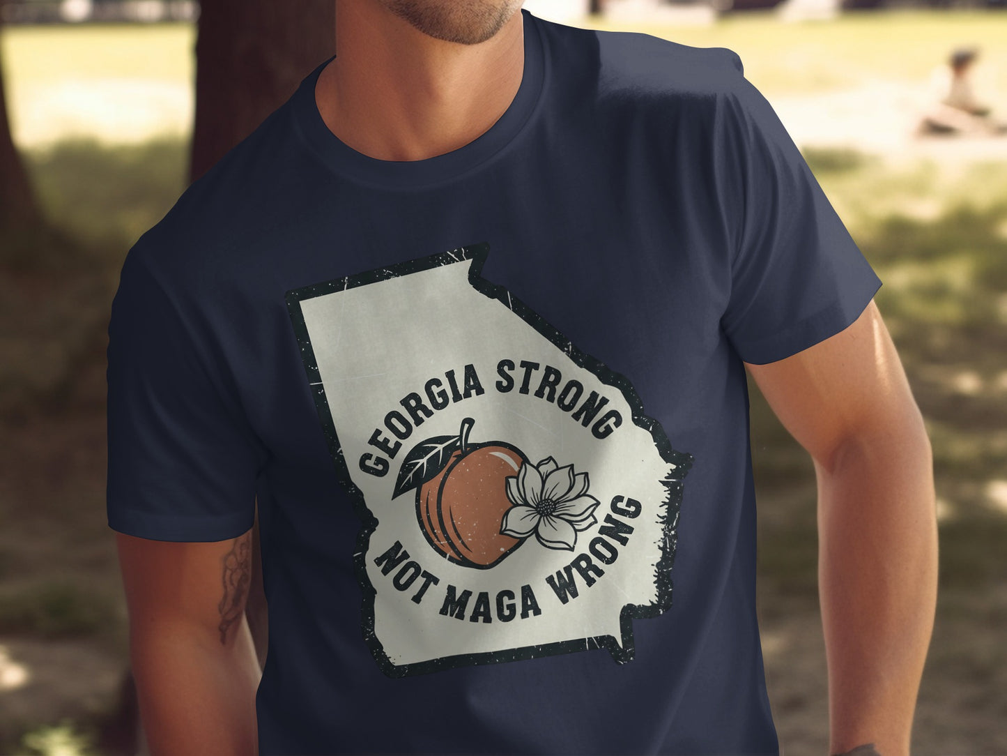 Georgia Strong Not Maga Wrong T-shirt product type