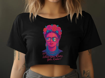 Frida Kahlo Crop Top Anti Trump no Kings in America Protest Shirt FDT T-Shirts