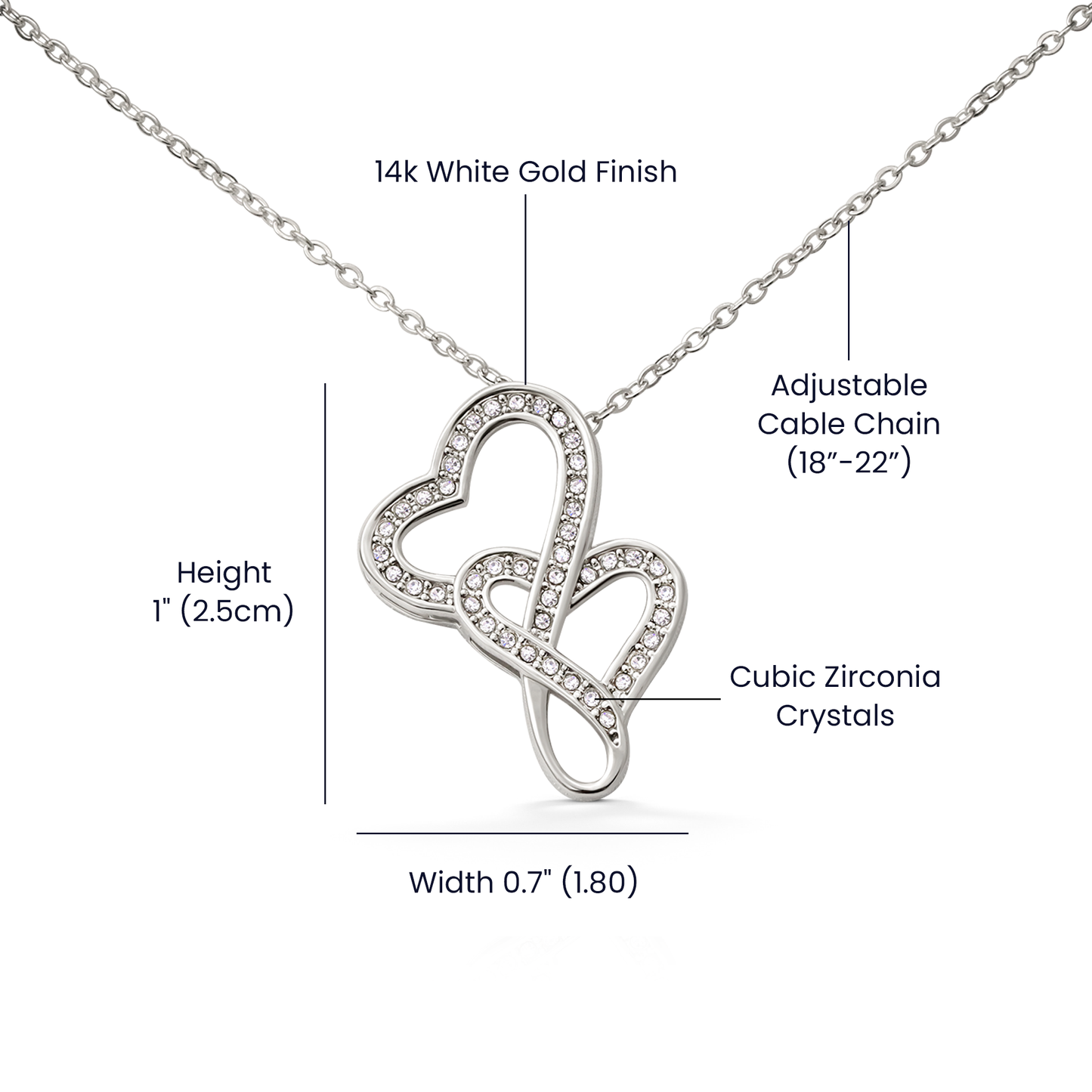 Custom Valentine's Day Necklace + Personalized Card Set | Gift for Girlfriend Wife Anniversary Birthday