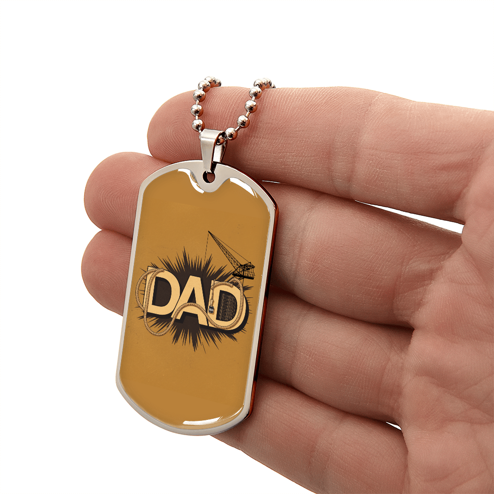Dad gift retirement personalized coustum necklace