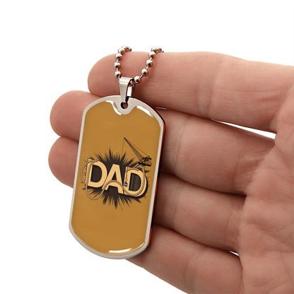 Dad gift retirement personalized coustum necklace
