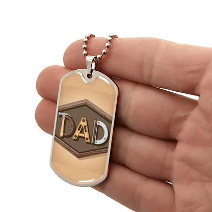 Father gift retirement personalized custom necklace fine jewelry