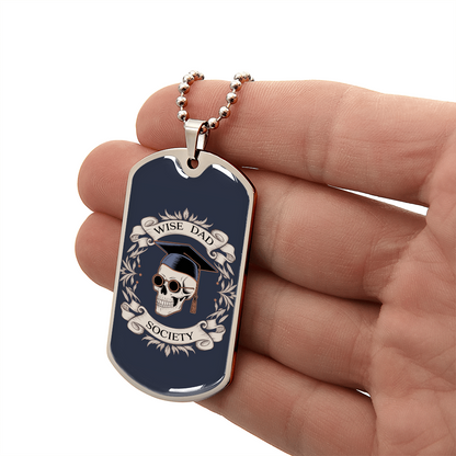 Father gift retirement personalized custom necklace fine jewelry