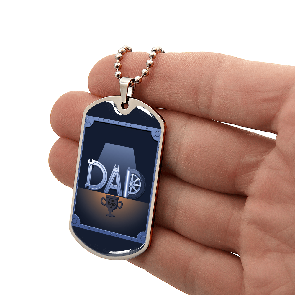 Father gift retirement custom personalized necklace fine jewelry