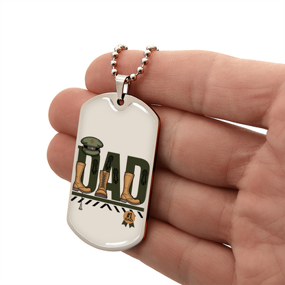 Father gift retirement personalized custom necklace fine jewelry