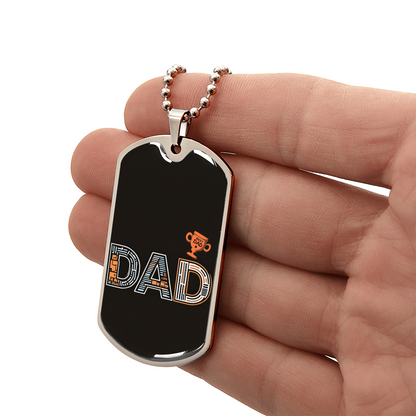 Father gift retirement personalized custom necklace fine jewelry