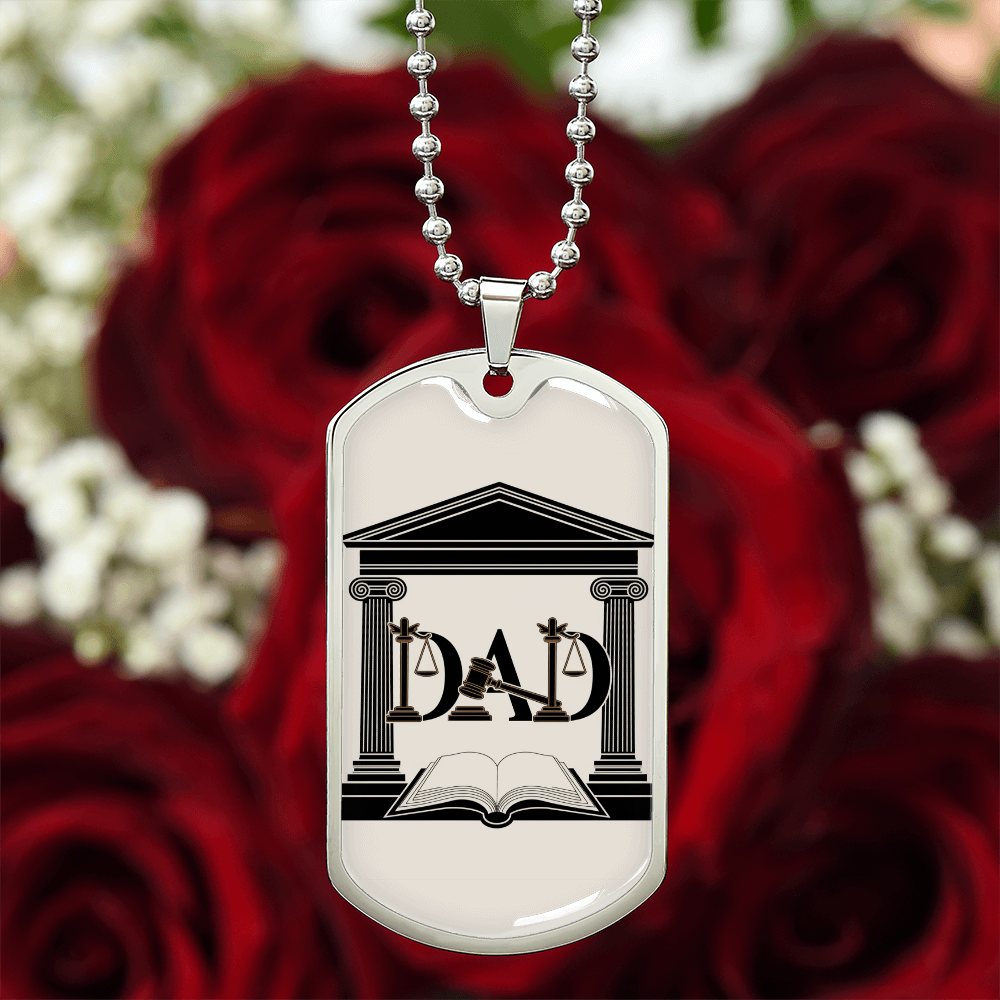 Father gift retirement personalized custom necklace fine jewelry