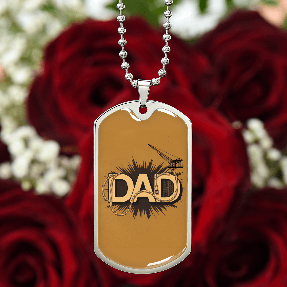 Dad gift retirement personalized coustum necklace