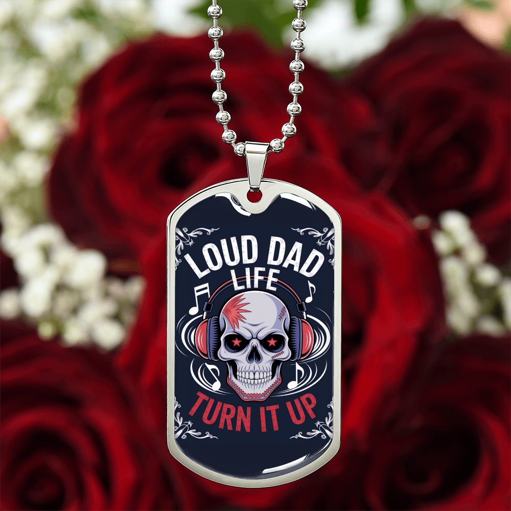 Father gift retirement custom tag necklace fine jewelry