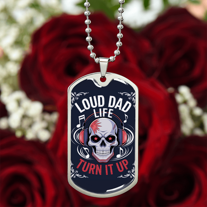 Father gift retirement custom tag necklace fine jewelry