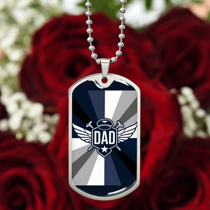 Father gift retirement personalized custom necklace fine jewelry