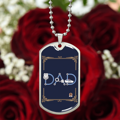 Father gift retirement personalized custom tag