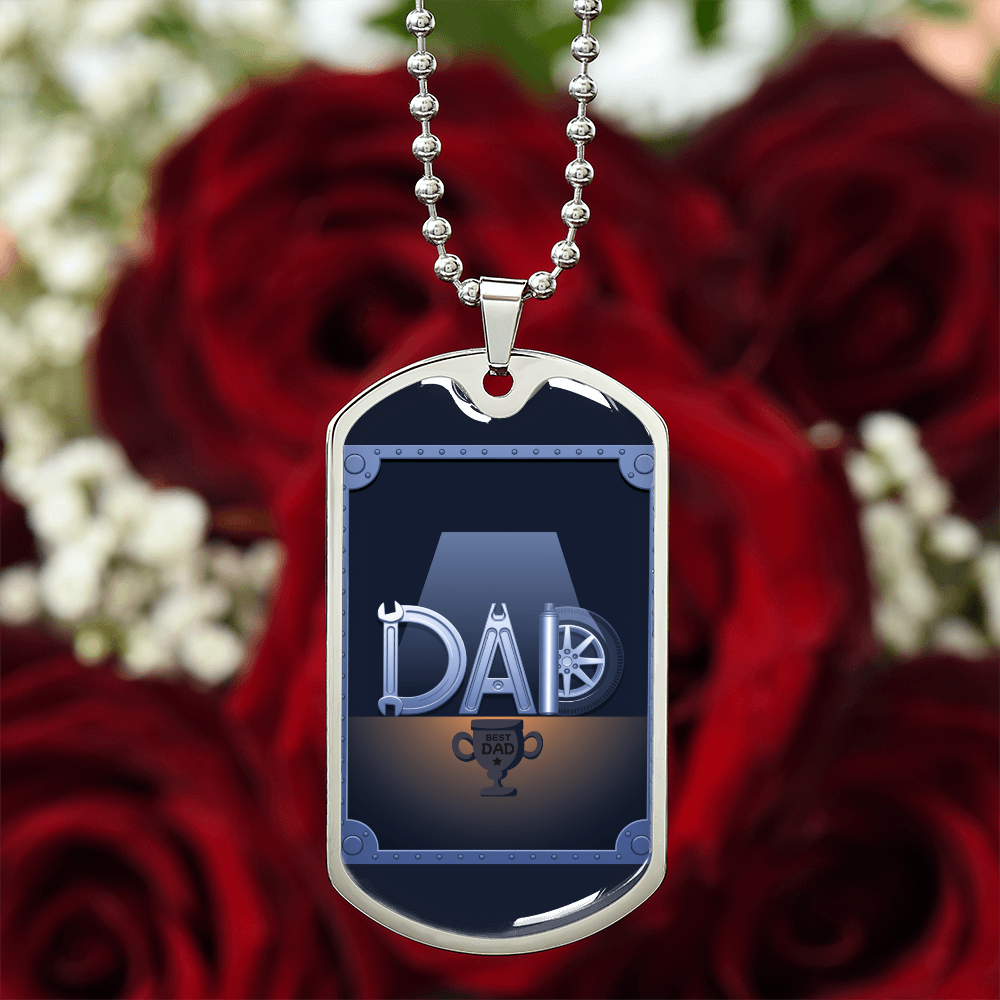 Father gift retirement custom personalized necklace fine jewelry