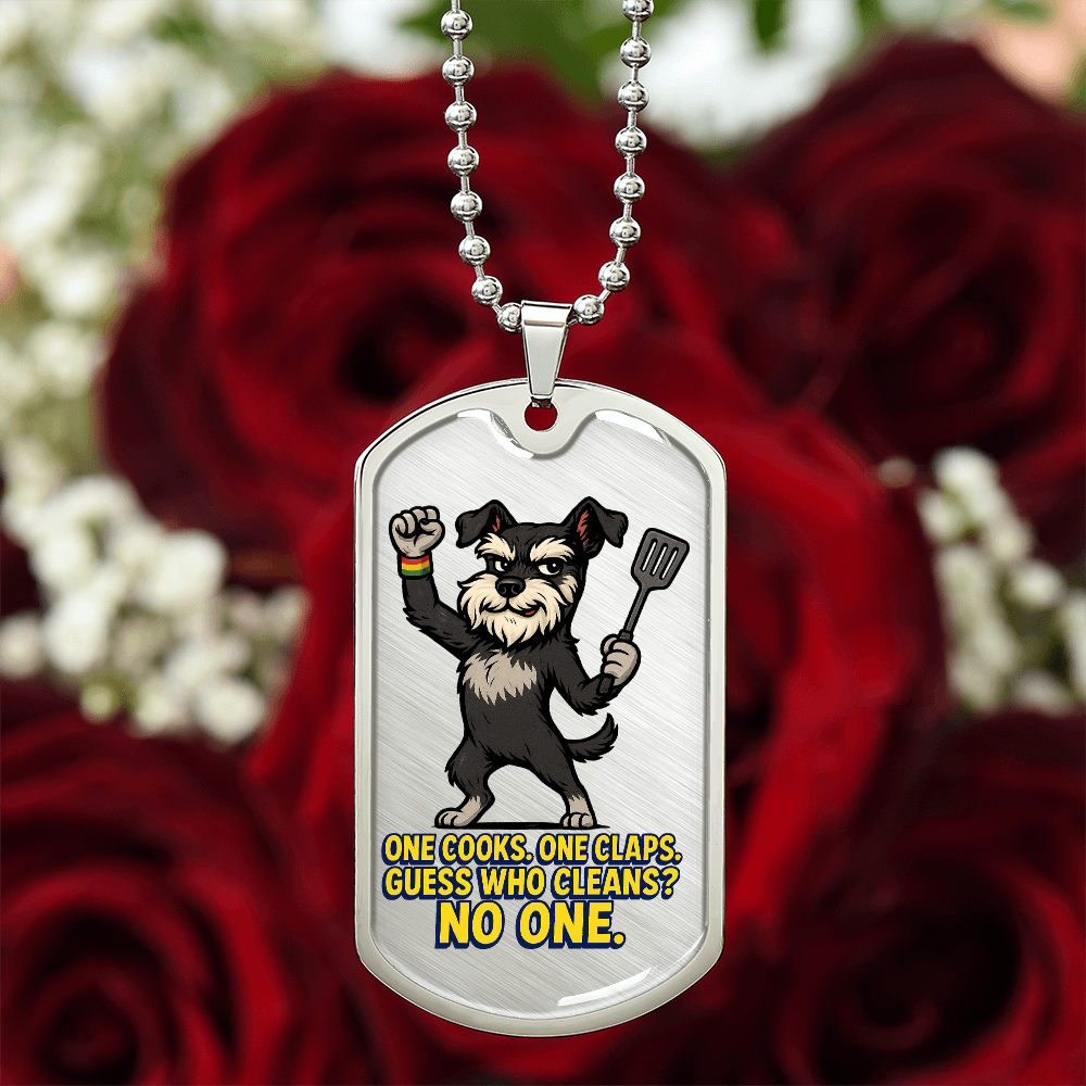 Pride Necklace Custom Name| Dog Tag Chain | Custom Dog Tag