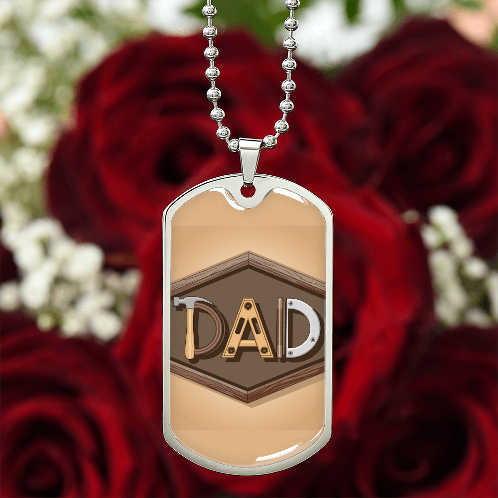 Father gift retirement personalized custom necklace fine jewelry