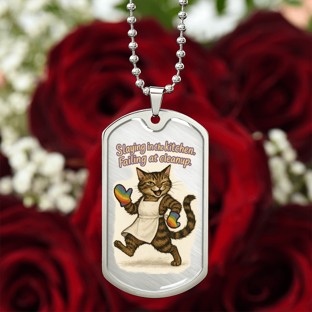 Pride Necklace Custom Name| Dog Tag Chain | Custom Dog Tag