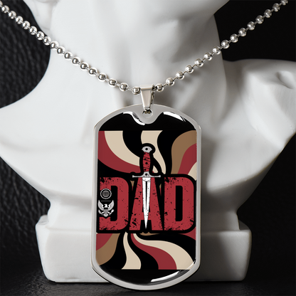 Father gift retirement personalized custom necklace fine jewelry