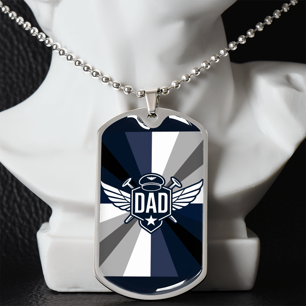 Father gift retirement personalized custom necklace fine jewelry