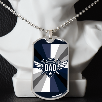 Father gift retirement personalized custom necklace fine jewelry
