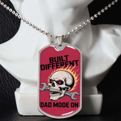 Father gift retirement personalized tag custom necklace fine jewelry