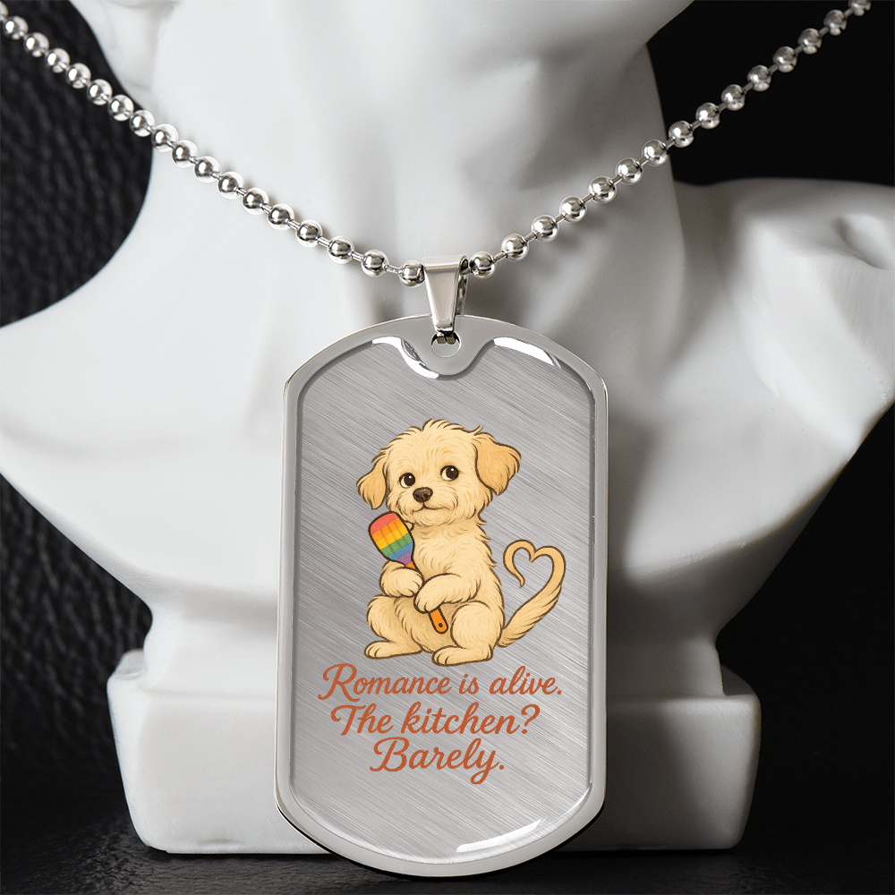 Pride Necklace Custom Name| Dog Tag Chain | Custom Dog Tag