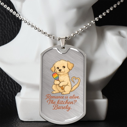 Pride Necklace Custom Name| Dog Tag Chain | Custom Dog Tag