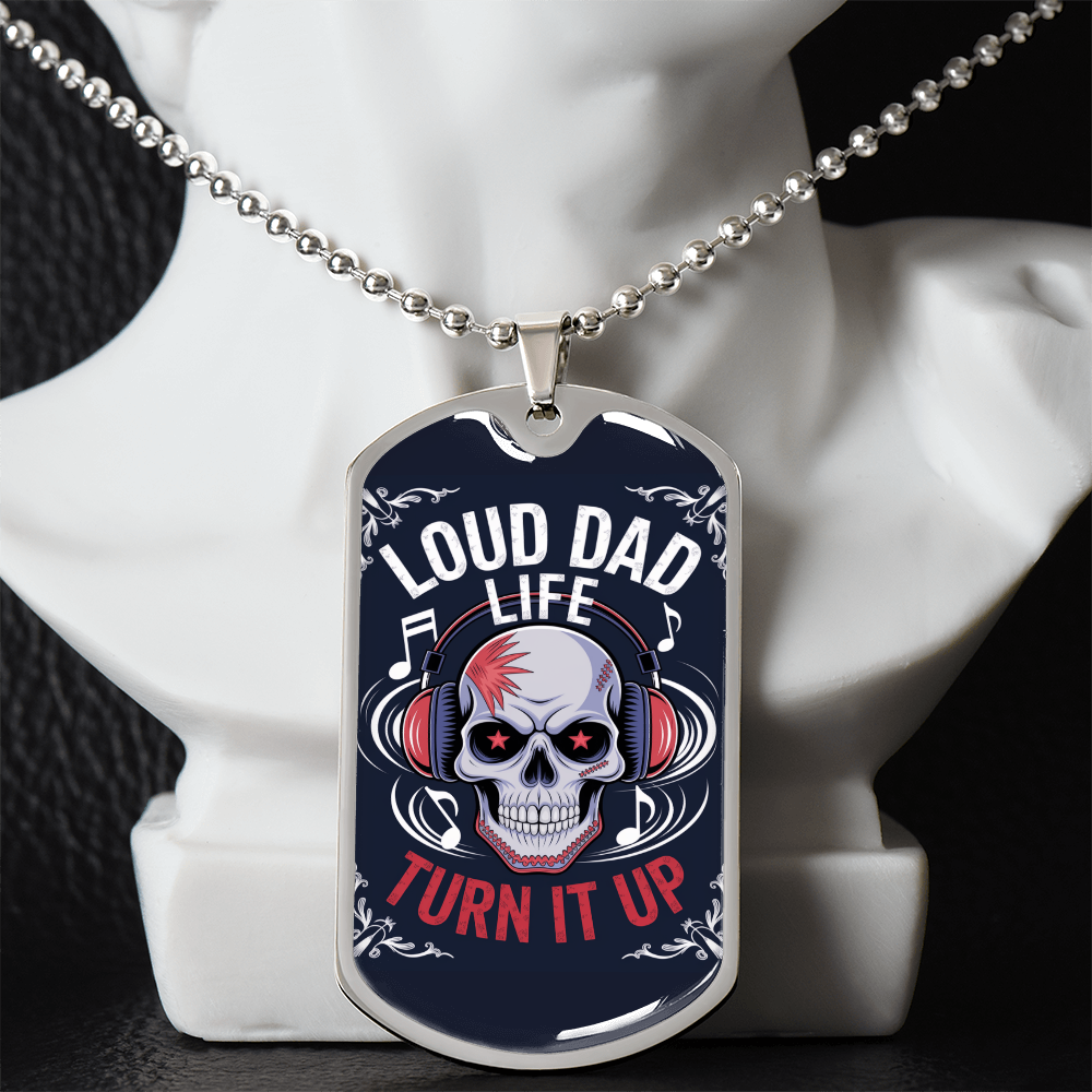 Father gift retirement custom tag necklace fine jewelry