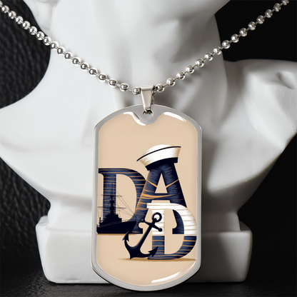 Father gift retirement personalized custom necklace fine jewelry