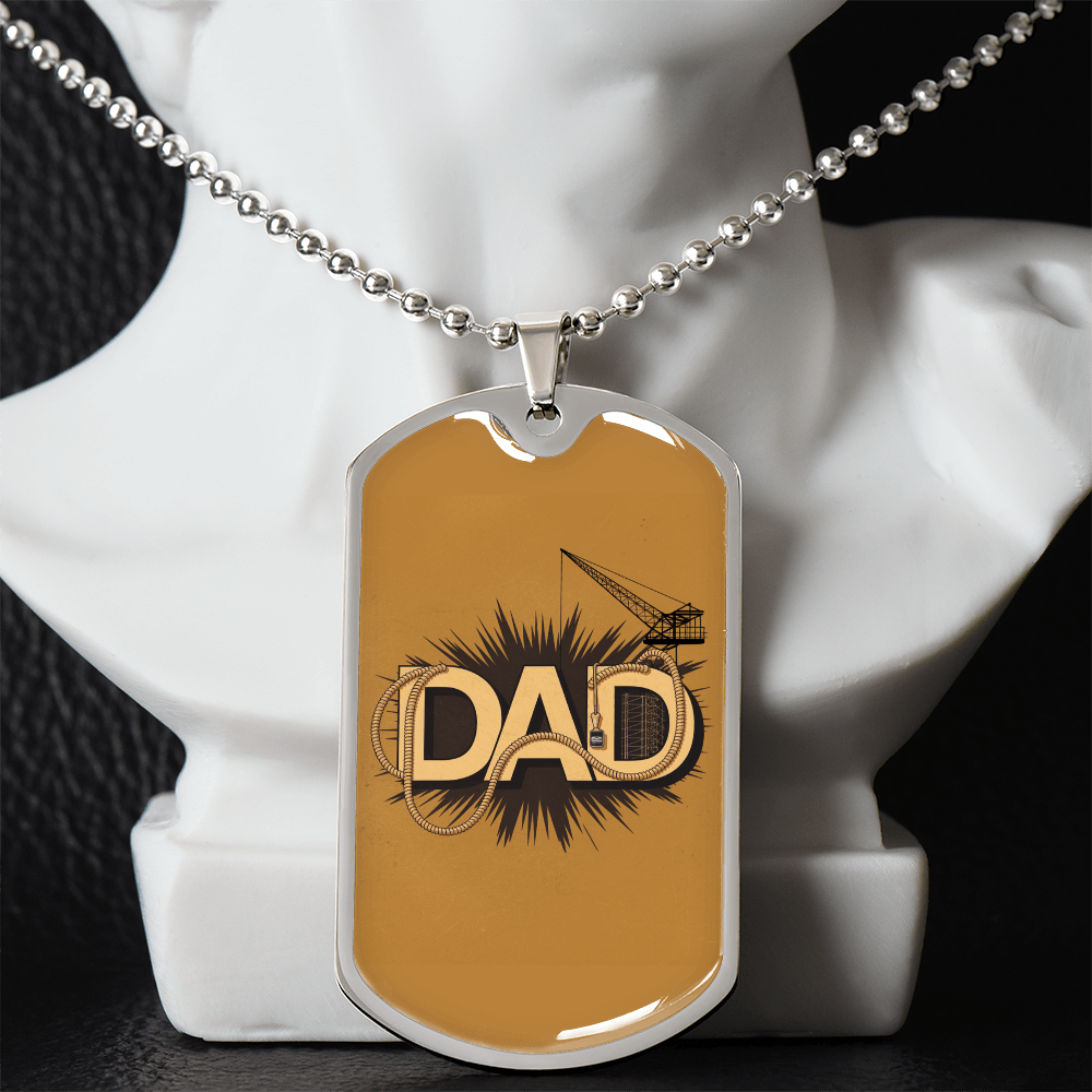Dad gift retirement personalized coustum necklace