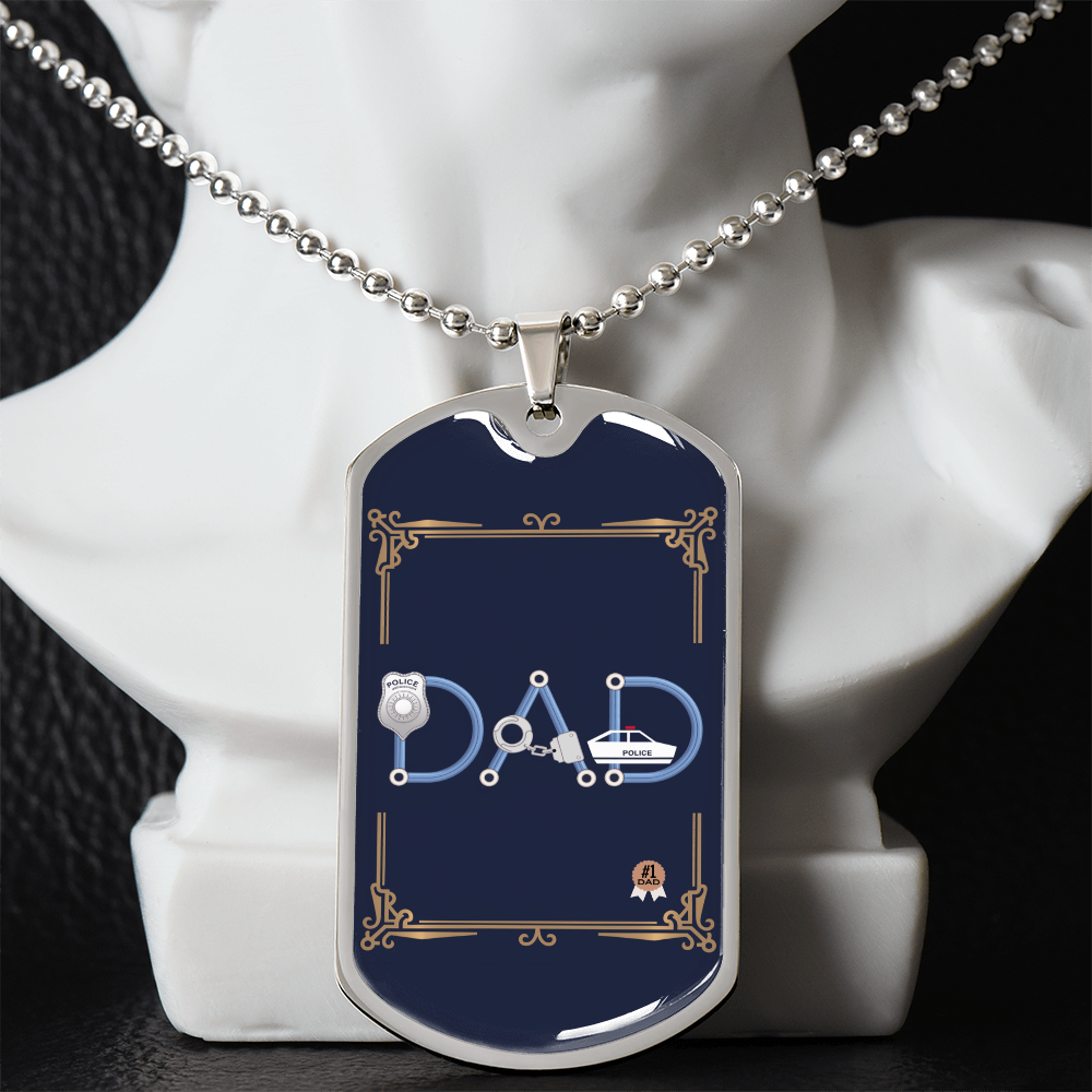 Father gift retirement personalized custom tag