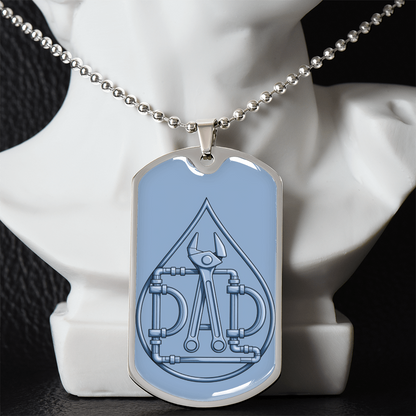 Father gift retirement personalized custom necklace fine jewelry