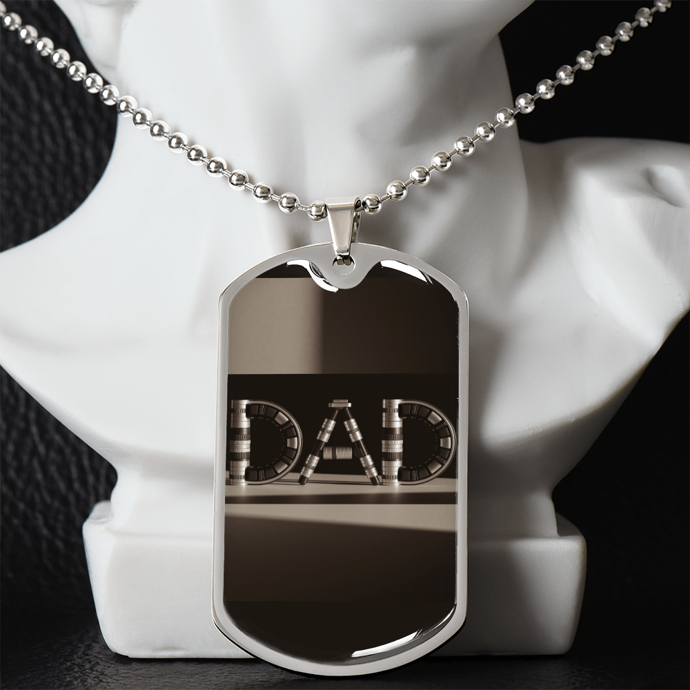 Father gift retirement personalized custom necklace fine jewelry