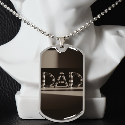 Father gift retirement personalized custom necklace fine jewelry
