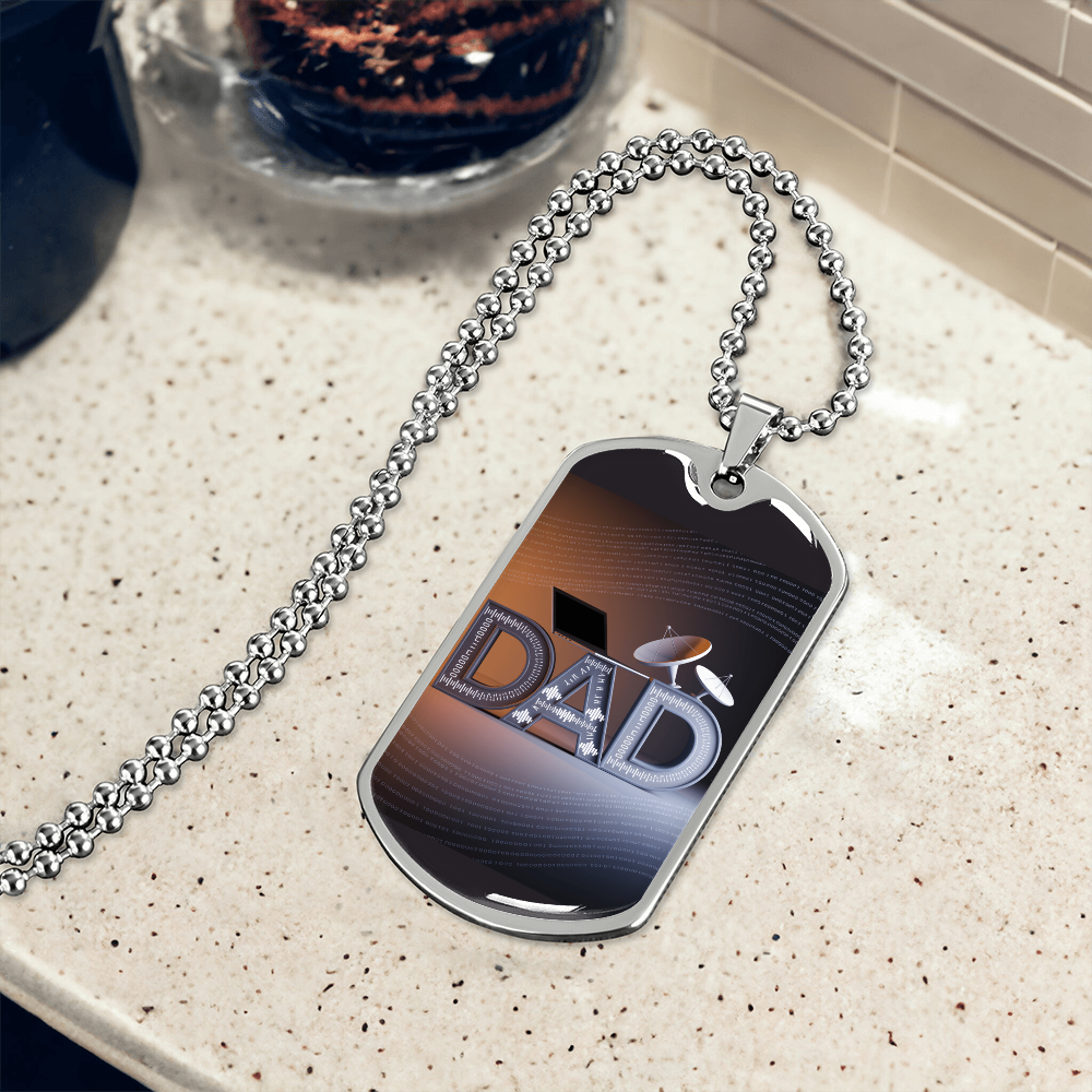 Father gift retirement custom personalized necklace fine jewelry