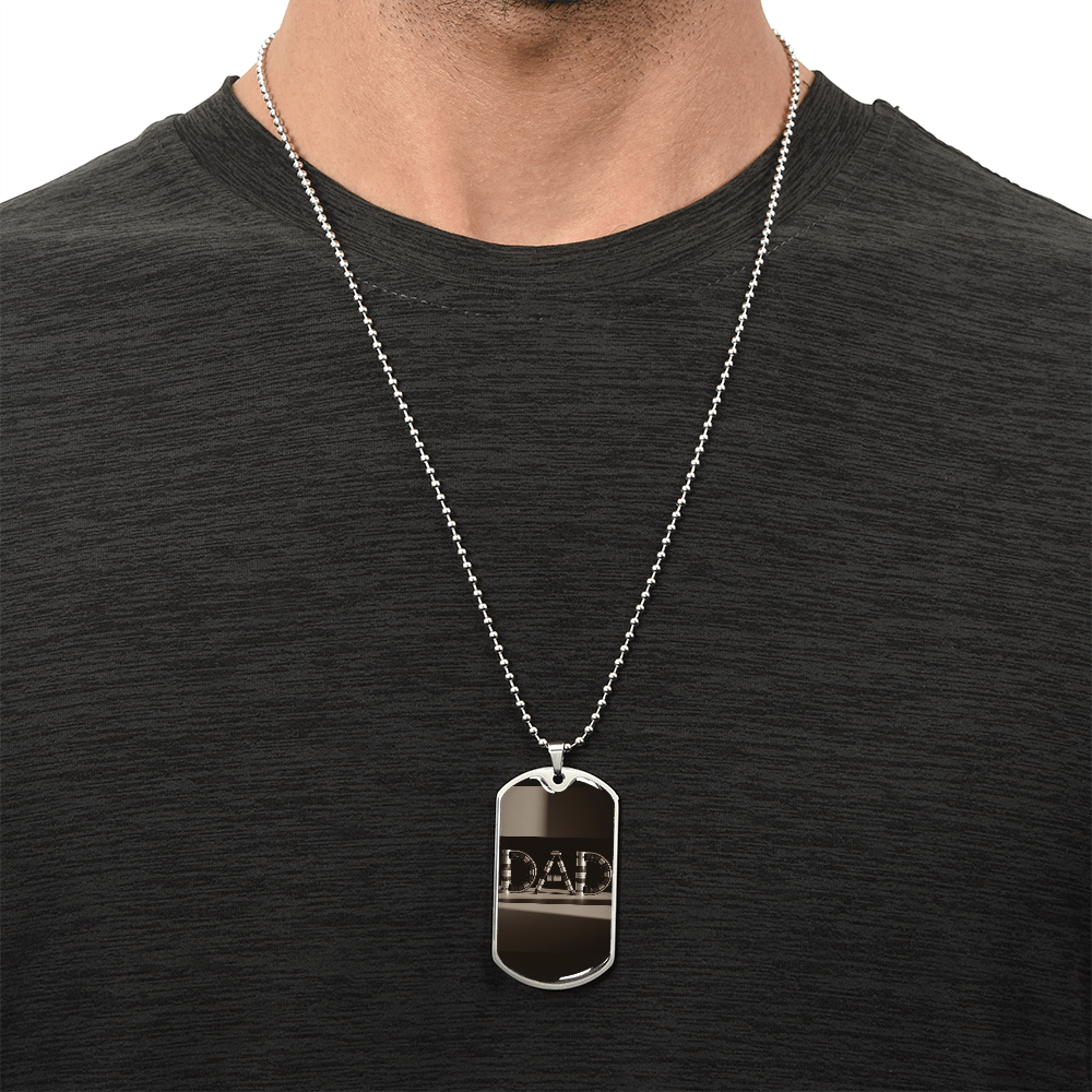 Father gift retirement personalized custom necklace fine jewelry