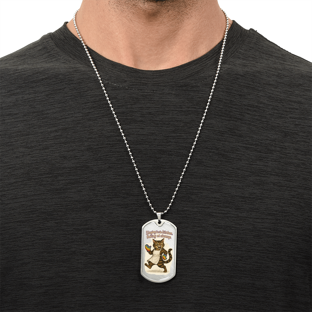Pride Necklace Custom Name| Dog Tag Chain | Custom Dog Tag