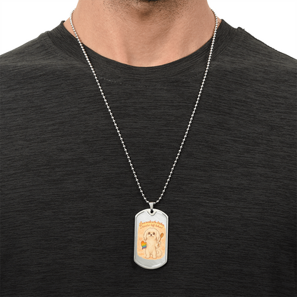 Pride Necklace Custom Name| Dog Tag Chain | Custom Dog Tag