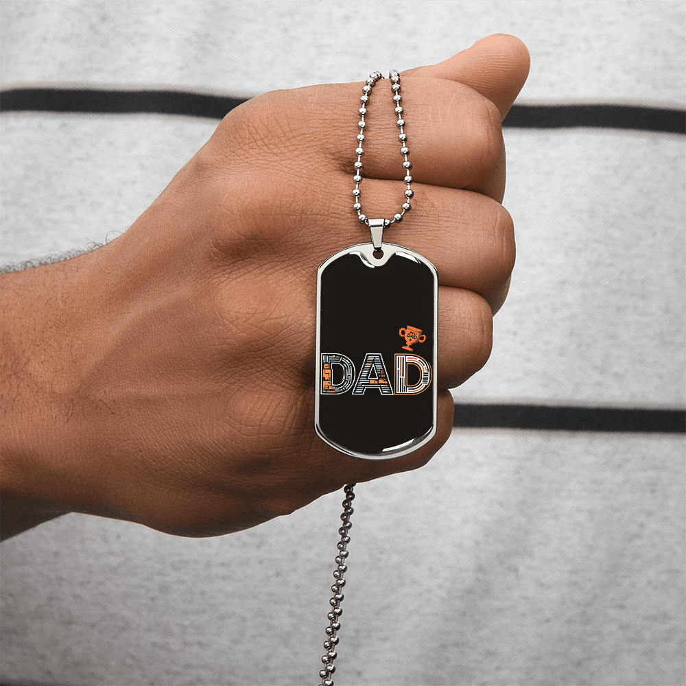 Father gift retirement personalized custom necklace fine jewelry