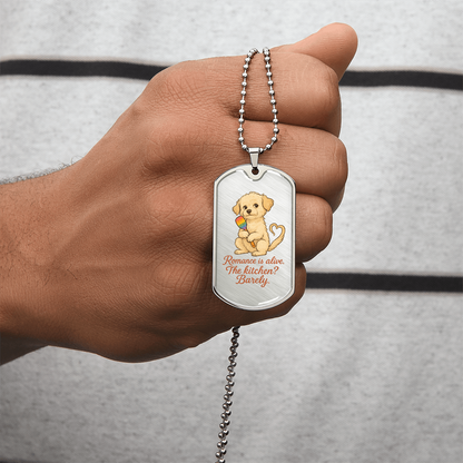 Pride Necklace Custom Name| Dog Tag Chain | Custom Dog Tag