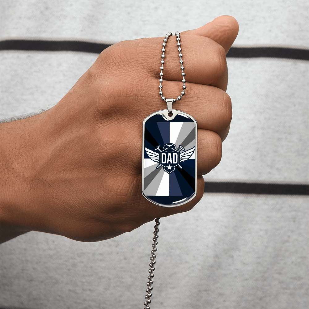 Father gift retirement personalized custom necklace fine jewelry