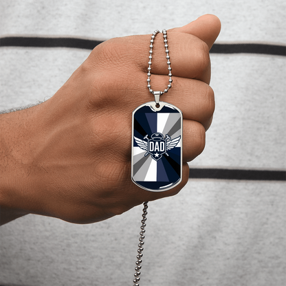 Father gift retirement personalized custom necklace fine jewelry