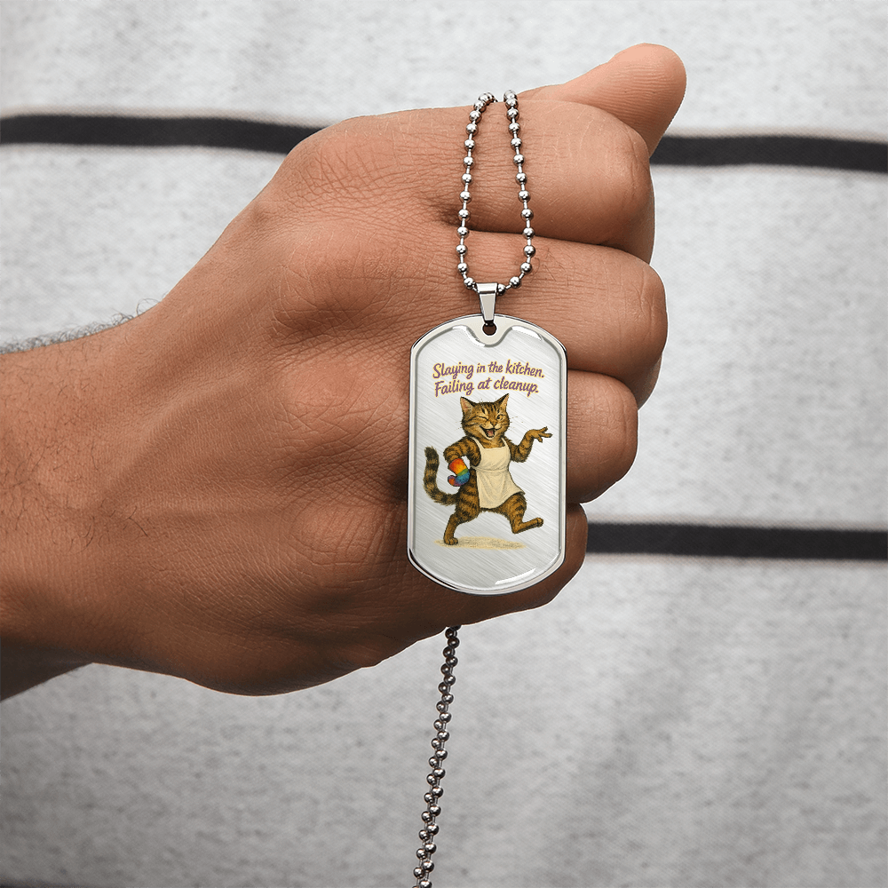 Pride Necklace Custom Name| Dog Tag Chain | Custom Dog Tag