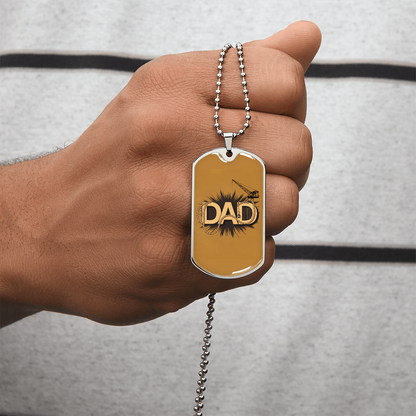 Dad gift retirement personalized coustum necklace