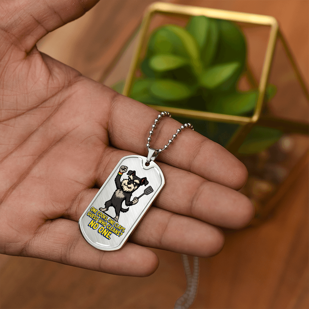 Pride Necklace Custom Name| Dog Tag Chain | Custom Dog Tag